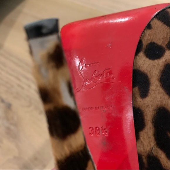 Pony hair Leapord louboutins - Picture 2 of 6